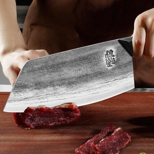 Tang Knife kitchen knife Household slicing knife Old-fashioned kitchen knife Special ultra-fast and sharp kitchen knife