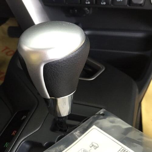 Fit for Toyota RAV4 2013 2014 2015 2016 2017 2018 Car ABS Gear Shift Knob Head Cover Grip Trim Decor