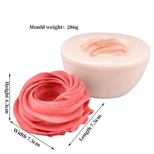 QT0370 PRZY Wedding Birthday Silicone Candle Mold 3D Cream Moulds Decor Soap Molds Clay Resin Moulds