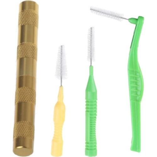 Cleaning Airbrush Nozzle Spray Gun Repair Needle&Brush Kit Tool 4Pcs Set-TwFi
