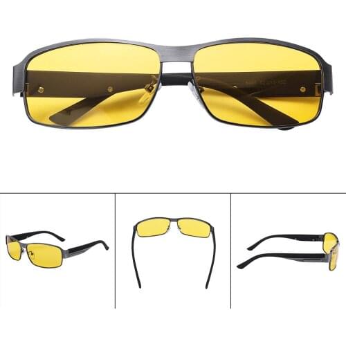 Men Polarized Day Night Driving Eyewear Sunglasses Anti-glare Glasses Photochromic Lens Outdoor Activities Eyes Protector