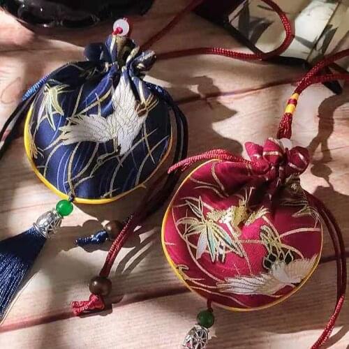 Bag Dragon Boat Festival Sachet Pouches Hand Purse Printing Gilding Carry On Car With Purse Hanfu Sachet Cotton String Bags Cord