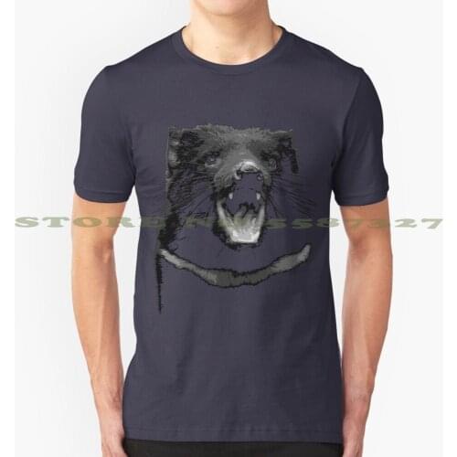 Tasmanian Devil Fashion Vintage Tshirt T Shirts Tasmania Devil Animal Marsupial