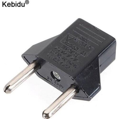 Kebidu Universal US To EU Plug US To Euro Travel Wall AC Power Charger Outlet Adapter Converter Household Plugs Socket Converter