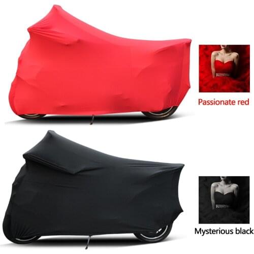 Universal Motorcycle Covers UV Protector Cover Indoor Outdoor 2 Colors Bike Motor Scooter Dustproof Cover Elastic Fabric M-4XL