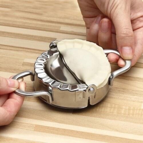 Stainless Steel Dumpling Maker Wraper Dough Cutter Pie Ravioli Dumpling Mould Kitchen Accessories Eco-Friendly Pastry Tools