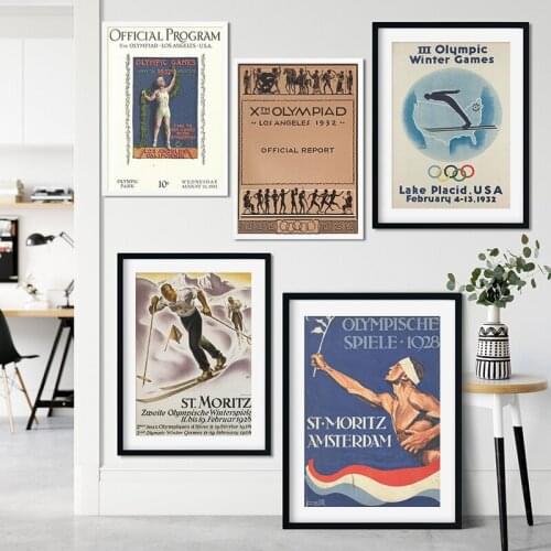 Vintage Poster Art Wall Picture Canvas Painting Print Living Room Bedroom Home Decor