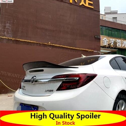 For Opel Insignia Rear Genuine Carbon Fiber Trunk Spoiler 2014-2016 Year Real Carbon Fiber Rear Wing Sport Accessories Body Kit