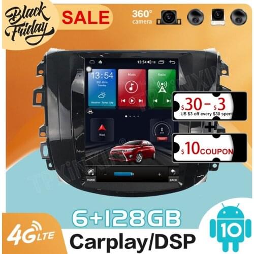 128GB Android 10.0 Tesla Style for Nissan Navara NP300 2018 2019 Carplay GPS Car Navigation Multimedia Video Player Stereo Radio
