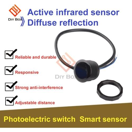 5-24V Active Infrared Sensor Intelligent Sensor Switch Photoelectric Human Distance Measurement Motion Sensor Sense Switch