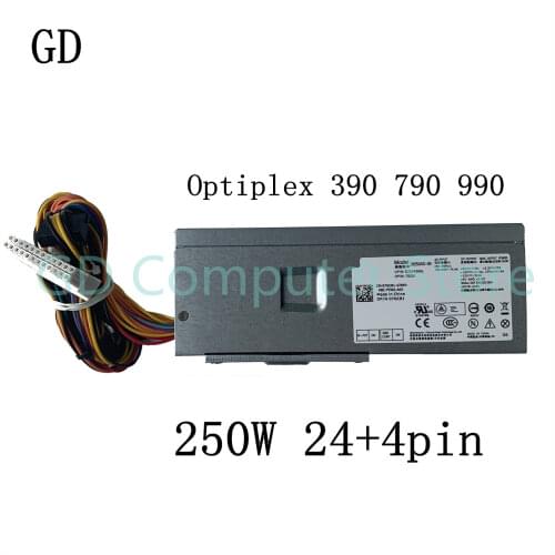 GD NEW Original For DELL Optiplex 390 790 990 Power Supply 3MV8H CYY97 7GC81 D250AD H250AD-00 F250AD-0 Full Tested