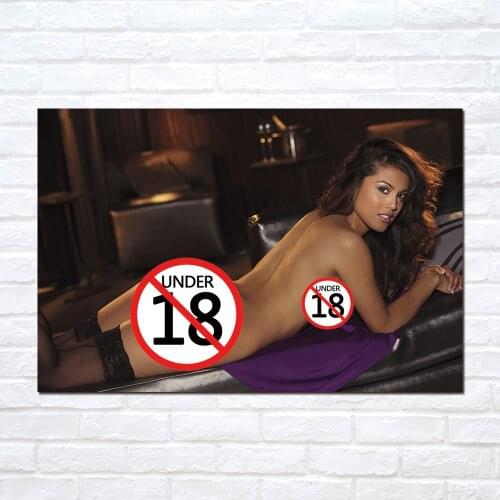 Hot Beauty on the Sofa Poster Print for Home Decor Wall Art Picture For Living Room Decor Canvas Painting