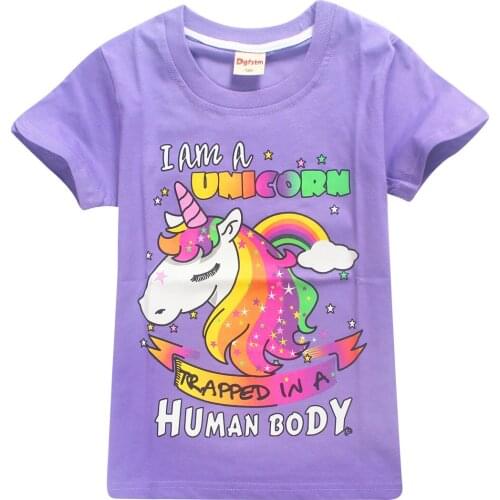 Beautiful Crown tops brand homme stretewear t shirts kids short moana trolls casual o neck t-shirt children shirts