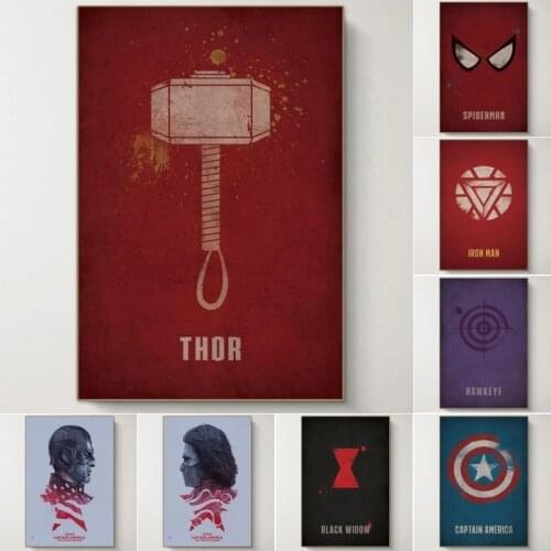 Marvel AVENGERS Art Marvel Champions Avengers Nursery Superhero Classroom Decor Minimal Movie Poster PRINTABLE Wall Art Decor