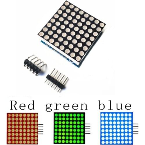 MAX7219 dot matrix module microcontroller module display module finished goods , Can be together for arduino programming