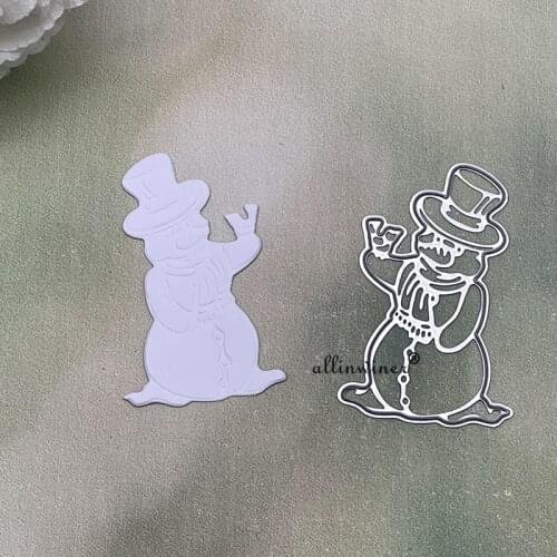 Snowman decoration Metal Cutting Dies for DIY Scrapbooking Album Paper Cards Decorative Crafts Embossing Die Cuts