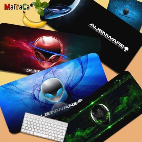 Dell Alienware LOGO Cool Fashion Large Mouse Pad PC Computer Mat Size For Large Edge Locking Speed Version Game Keyboard Pad