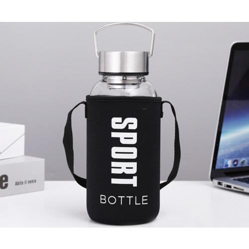 MYBLUE Glass Water Bottles