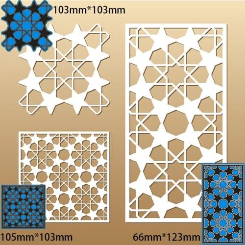 STARS CARDS TEMPLATE New Metal Cutting Dies for decor card DIY Scrapbooking stencil Paper Album template Dies