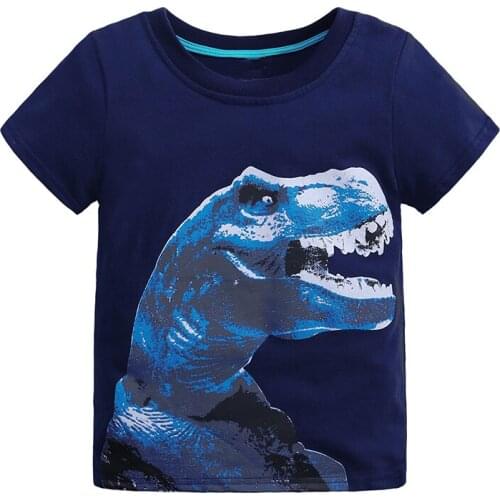Jurassic Park Various Boys Girls Clothes T-shirt Dinosaur Movie Kids Children Short Sleeve Print Toddler Baby Boy Girl Clothing