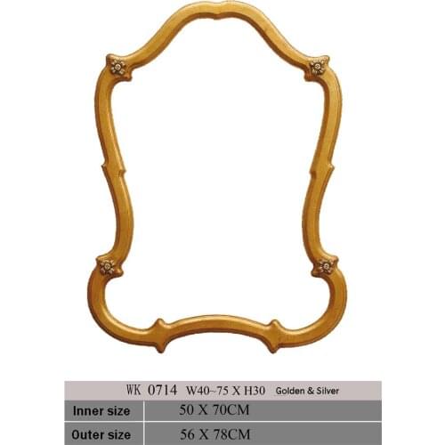 Bathroom mirror frame for decoration hanging framed mirrors