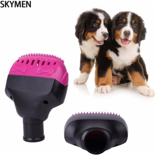 SKYMEN Rubber Pet Vacuum Cleaner Brush Nozzle Accessories 32mm Dog Cat Massage Hair Comb Tools