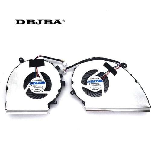 CPU GPU Fan For MSI GP72VR GE72VR Laptop CPU Cooling Fan PAAD06015SL N366 N372 4PIN