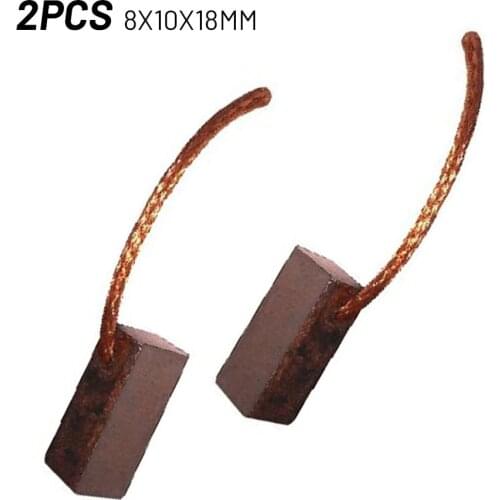 High-quality Carbon Brushes CAR Truck Car Fan Blower WIPERS CLIMATE 8x10x18mm Grinder Graphite Brush Replacement