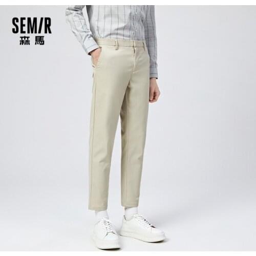 SEMIR Women Casual Pants 2021 New Spring LadyS Pants WomenS Clothing Lace-Up Long Trousers