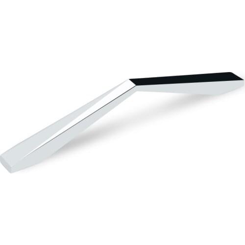 1 PC)VIBORG 128mm Zinc Alloy Kitchen Modern Cabinet Wardrobe Cupboard Door Handles Dresser Vanity Drawer Pulls Handle chrome