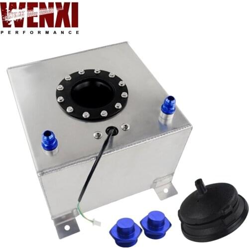 20L Aluminum Fuel Surge Tank With / Without Sensor Fuel Cell 20L With Cap/ Foam Inside WX-TK39/14
