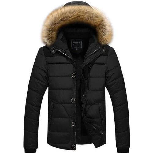 2019 Winter MenS Wear Korean-style Fashion New Style Plus-size Casual Thick Warm Cotton-padded Clothes Jacket