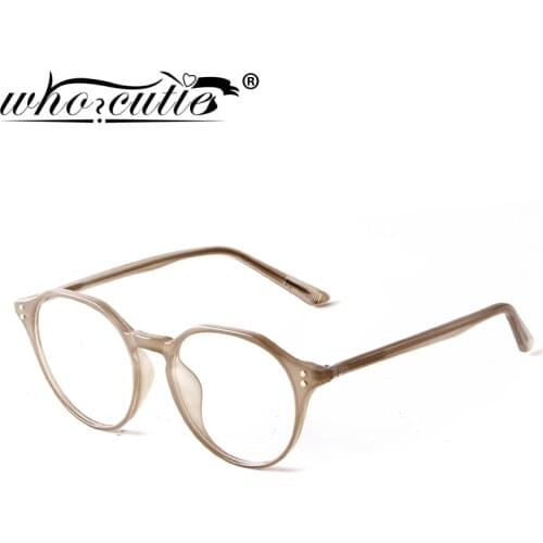 2021 Fashion Blue Light Blocking Glasses Frame Women Men Brand Design Round Optical Non Prescription Clear Lens Eyeglasses S458