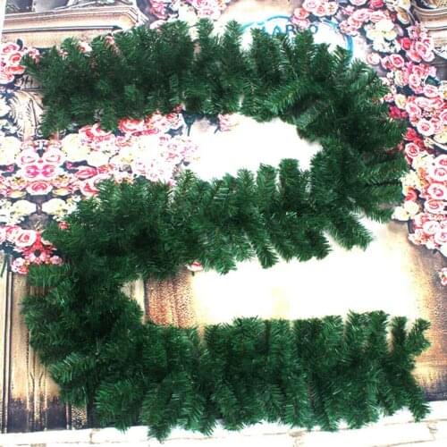 550cm Colorful Christmas Decoration Bar Tops Ribbon Garland Christmas Tree Ornaments White Dark Green Cane Tinsel Party Supplies