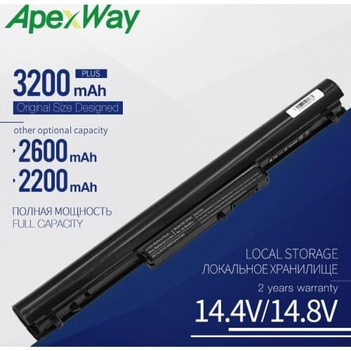 Apexway 4 CELLS 14.8V HSTNN-YB4D New Laptop Battery For HP Pavilion 14 14t 14z 15t 15z Series 694864-851 695192-001 H4Q45AA VK04