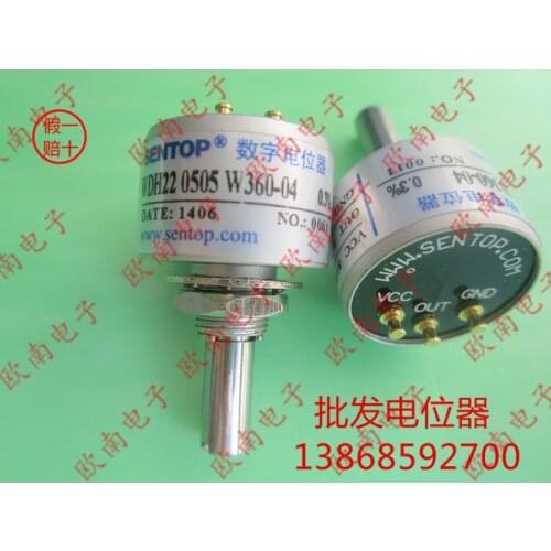 [VK] WDH22 0505 W360 Digital Potentiometer Hall Angle Sensor 360 Degree Linearity 0.3% switch