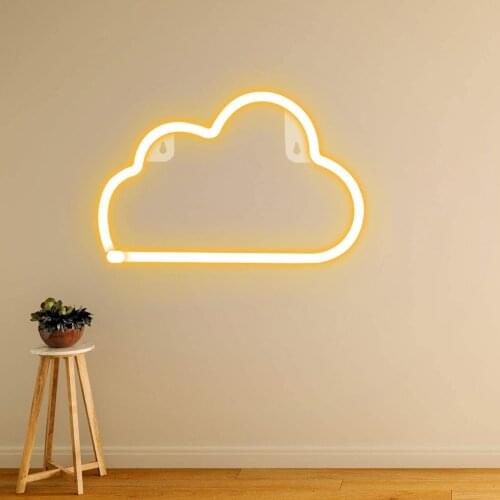 Colorful Neon Light USB Night Light LED Waterproof Light Hanging Decoration Lamp For Home Festival Rainbow Neon Sign Xmas Gift