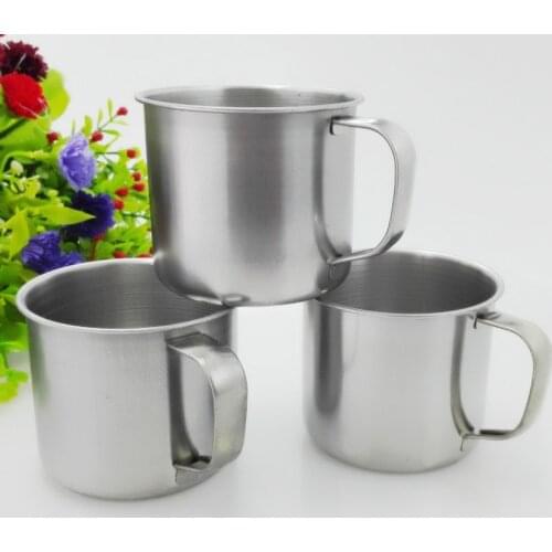 Eco-Friendly Outdoor Camping Hiking Stainless Steel Coffee Tea Mug Cup Office School Special Cups for Children Drinkware