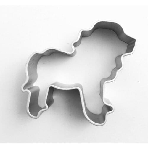 Kitchen Doggy Shaped DIY Cookies Mold Puppy Metal Cookie Cutter Chocolate Biscuit Cutting Mold
