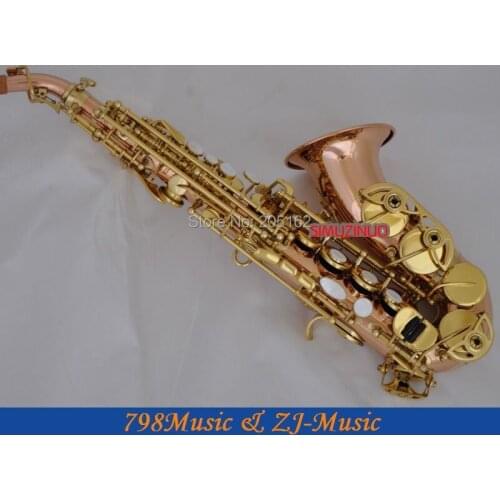Phosphor Bronze Copper Curved Soprano Saxophone Bb key to High F key and G Key