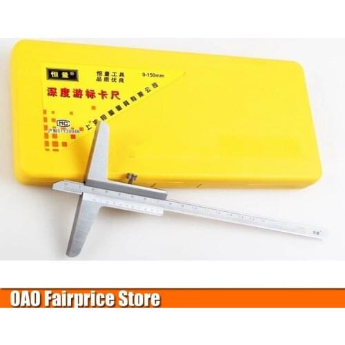 Depth gauge / depth vernier caliper 0-150mm depth measurement depth caliper