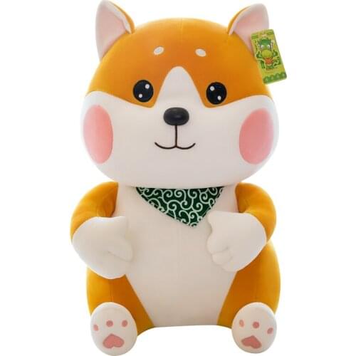 30-50cm Cute Animal Dog Doll Stuffed Shiba Inu Plush Toys Soft Sleeping Cushion Doll Children Cartoon Gift