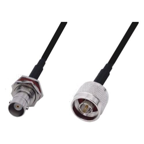 RG58 Cable N Male to BNC Female Bulkhead Connector WiFi Antenna Extension Pigtail jumper cable