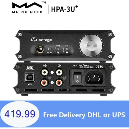 Matrix M-Stage HPA-3U Class A Headphone Amplifier HPA-3U USB DAC Decoder