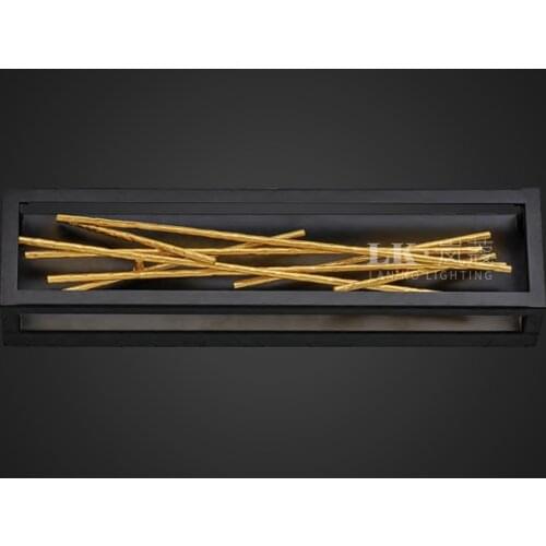 Postmodern American simple retro personality copper decorative wall lamp aisle background wall Chinese wall lamp