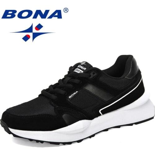 BONA 2021 New Designers Trendy Mens Sneakers High Quality Comfortable Outdoor Vulcanized Shoes Man Leisure Footwear Mansculino