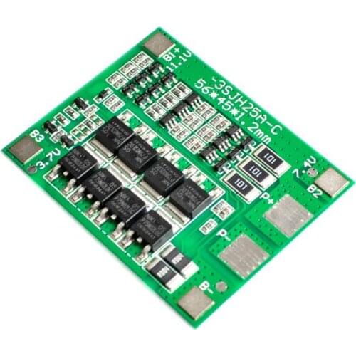 New 3S 25A Li-ion Lithium 18650 BMS PCM battery protection board bms pcm with balance for li-ion lipo battery cell pack Module