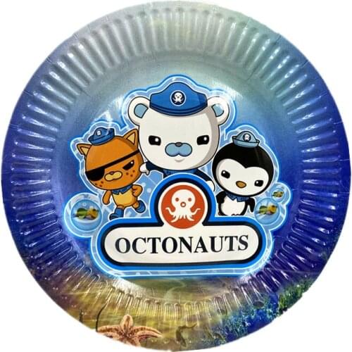 Octonauts Disposable Plates Octonauts Birthday Party Supplies Baby Shower 1th Kids Birthday Party Gift For Child Decor