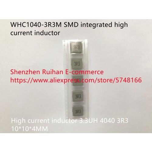 Original new 100% WHC1040-3R3M SMD integrated high current inductor 3.3UH 4040 10X10X4MM 3R3