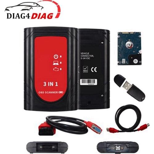 OTC Scanner OTC PLUS 3 in 1 GTS TIS3 Car Diagnostic Tool for Toyota for Nissan/Vol Global Techstream Offline Coding/Programming